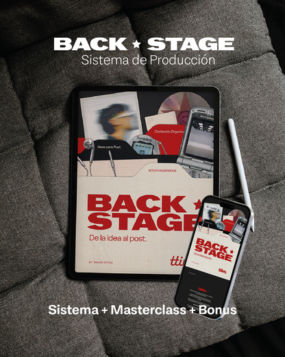 Backstage - Sistema de Producción de Contenido