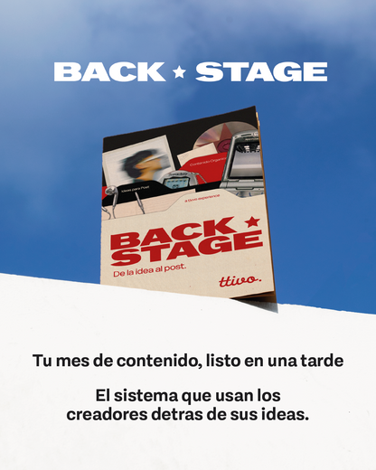 Backstage - Sistema de Producción de Contenido